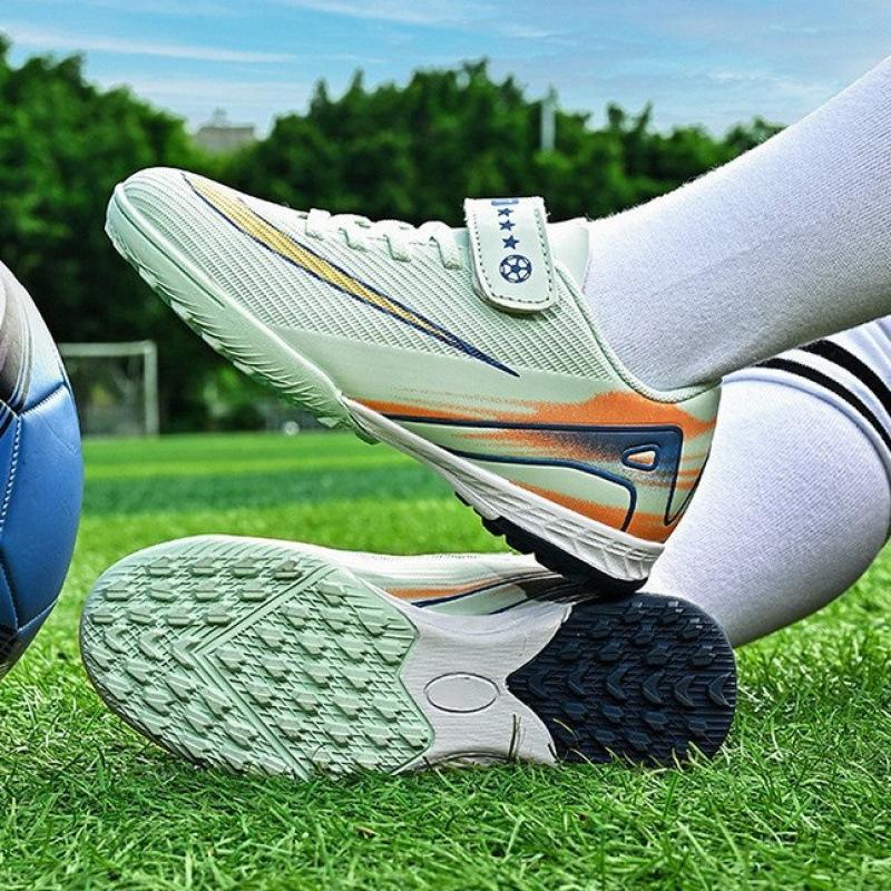 Boys Football Shoes Velcro Training Kids Shattered Nails Elementary School Game Spinning Buckle Sneakers