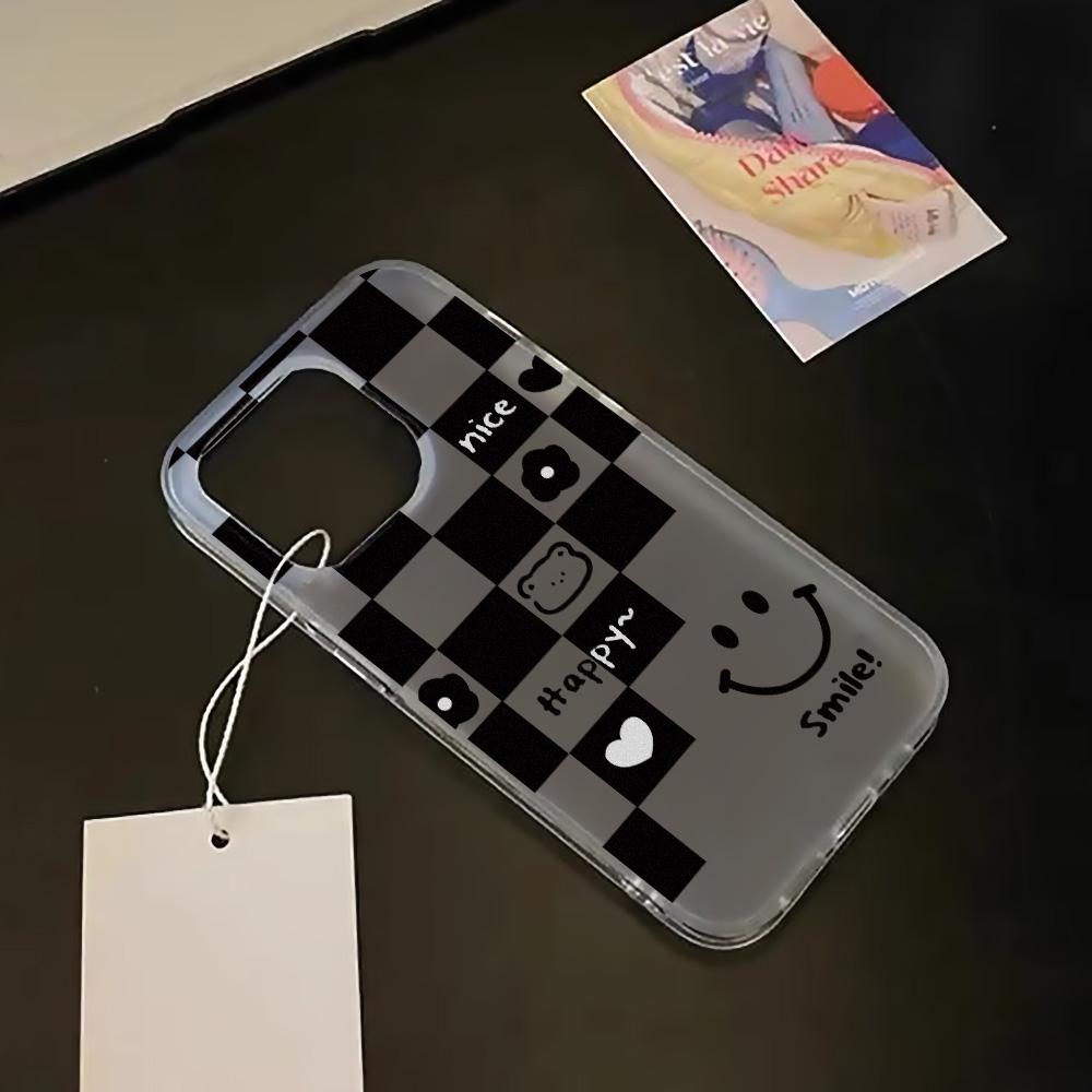 Чехлы для мобильных телефонов iPhone 11 13 15 Pro Max 12 14 Pro Max Чехол для iPhone 16 15 Plus 13 Pro 12 Матовая текстура с рисунком в виде мультяшных цветов