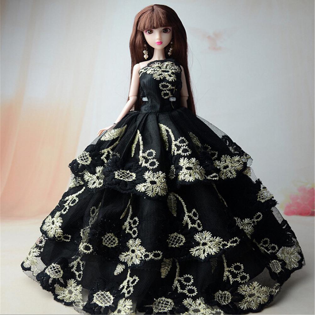 5Pcs/Set Wedding Evening Dress Princess Dress Barbie Gifts Baby Kids