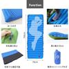 TOBAU Air Foot 190 x 70 10 Outdoor Moisture Pillow Disaster Sleeping in the Storage Bag Толстый серый односпальный коврик, Кемпинг, Эксплуатируемый, см, Толщина см,
