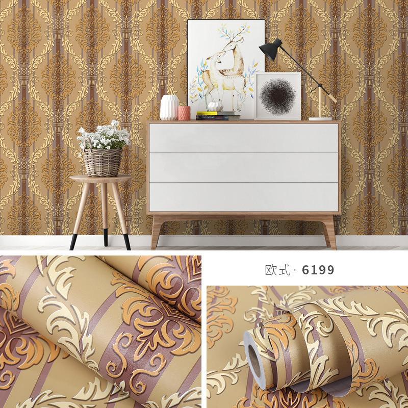 Утолщенные самоклеящиеся обои из ПВХ, водостойкие пасторальные обои для спальни, гостиной, настенная паста