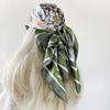 Silk Scarf 90cm Women's New Printed Wrap Scarf Satin Scarf Large Square Scarf Shawl Silk Scarf