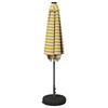 Garden Umbrella with LED Lights and Base 270 x 270 cm