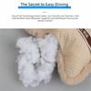 Soft Foam Car Headrest Pillow Plush Cushion Neck Rest Pillow Lumbar Pillow  SUVs Trucks Buses
