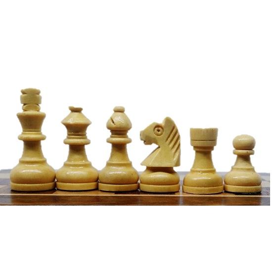 Wooden Magnetic Chess Set Of 17.78 Cm Foam Slotting For Chess Pieces