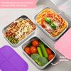 Контейнеры для хранения продуктов с крышками, контейнер для закусок из нержавеющей стали, герметичные штабелируемые контейнеры для приготовления еды для кухни