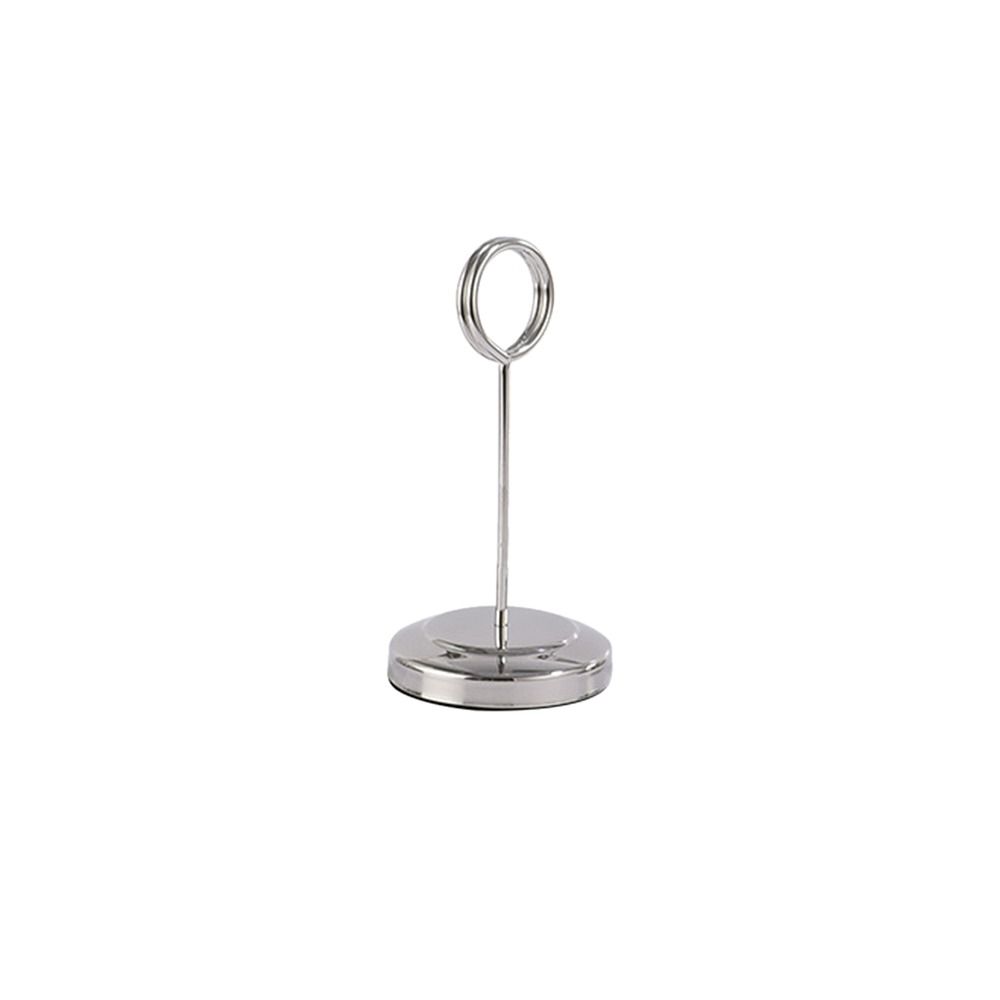 Stainless Steel Table Number Holder Round Card Holder New Paper Stand
