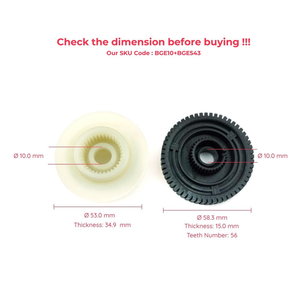 ESC Auto Parts  EGE10+EGE543 Transfer Case Servo Motor Actuator Gear Set 27107566296 for BMW BMW X3 X5 X6 Mercedes Rover