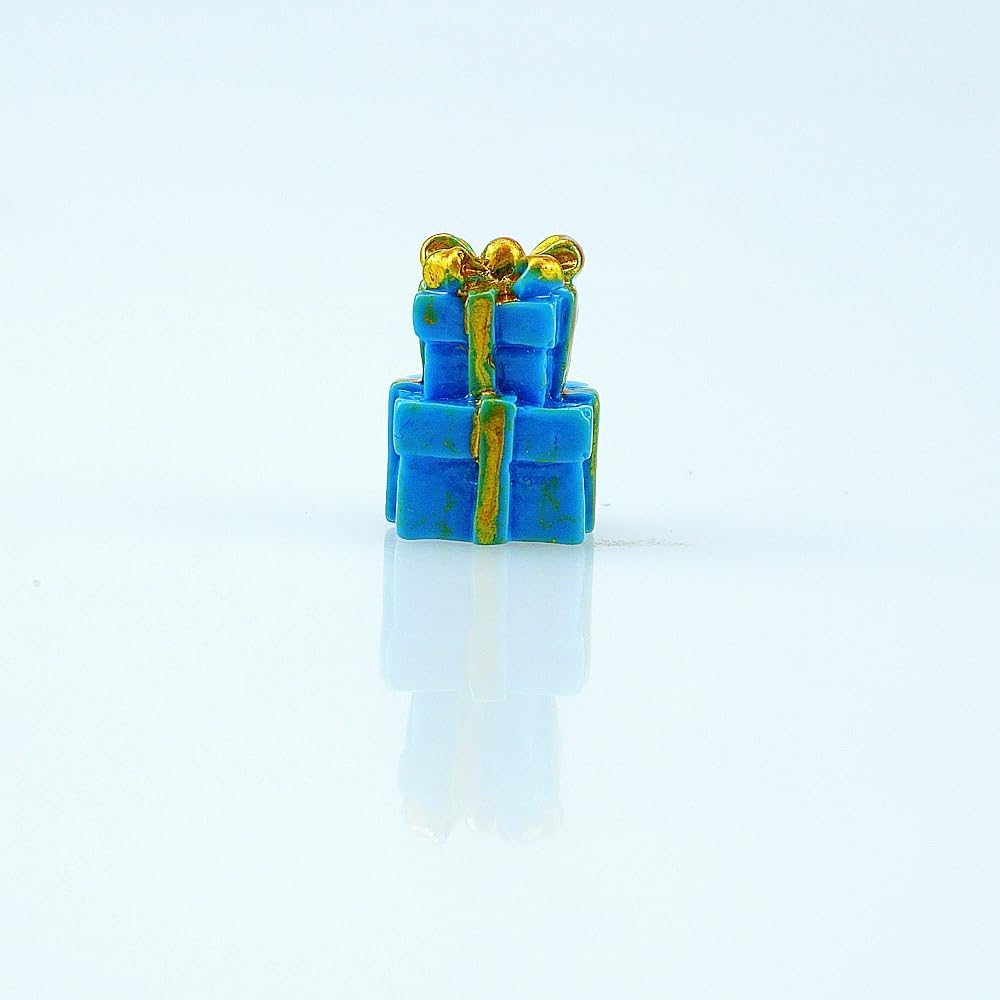 5 Style 30 PCS Miniature Resin Presents Boxes Colorful Micro Holiday Presents for Crafts Festival Tabletop Decors