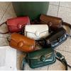 Small Square Bag Genuine Leather Crossbody Bag for Women's 2024 New Wide Shoulder Strap Genuine Leather Commuting Shoulder Bag