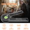 Miter Saw Protractor Woodworking Cutting Positioner Angle Gauge Protractor 360 Degrees  Horizontal Angle