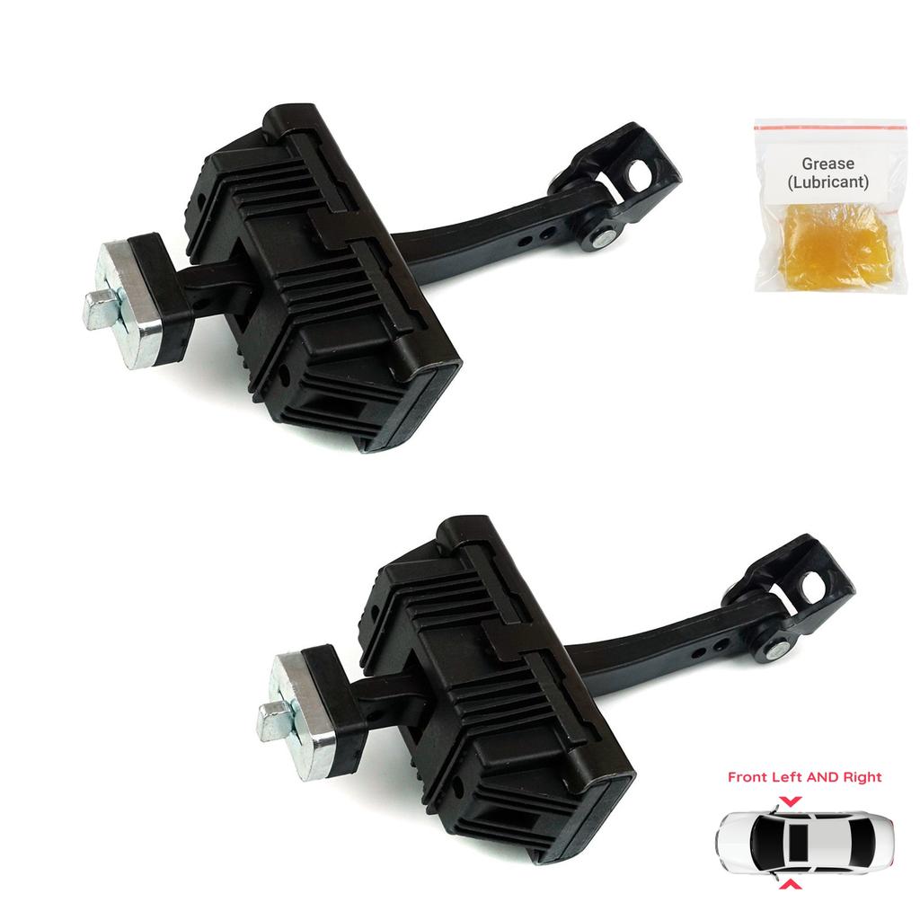 BDP1074-1 2 Pieces Front Left AND Right Door Catch Hinge Brake Stop Check Strap Limiter for BMW X5 E70 X6 E71 72 51217141024