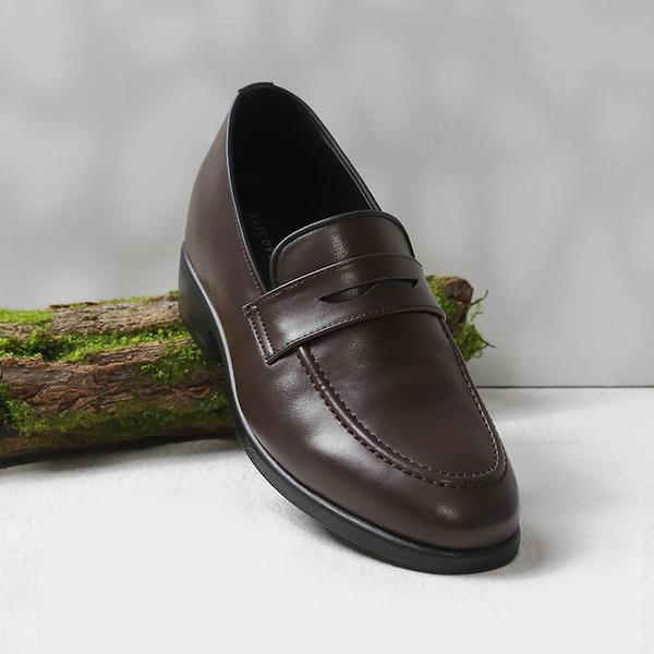 Pascologen MS2104-BR Пенни-лоферы Bronx с U-образным вырезом коричневые [250~280мм]-MS2104-BR