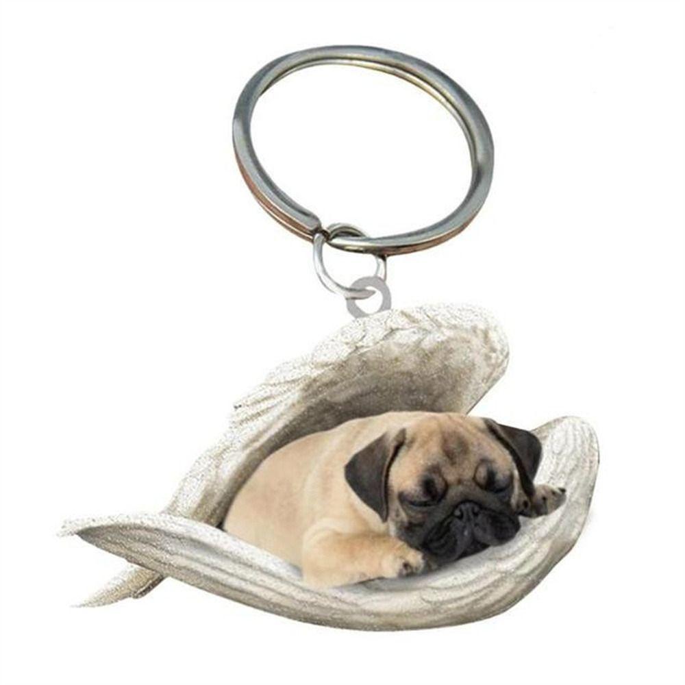 Pet Keychain Jewelry Gift Keyring For Women Car Keyring Dog Pendant Dog Key Chains Animal Keychain