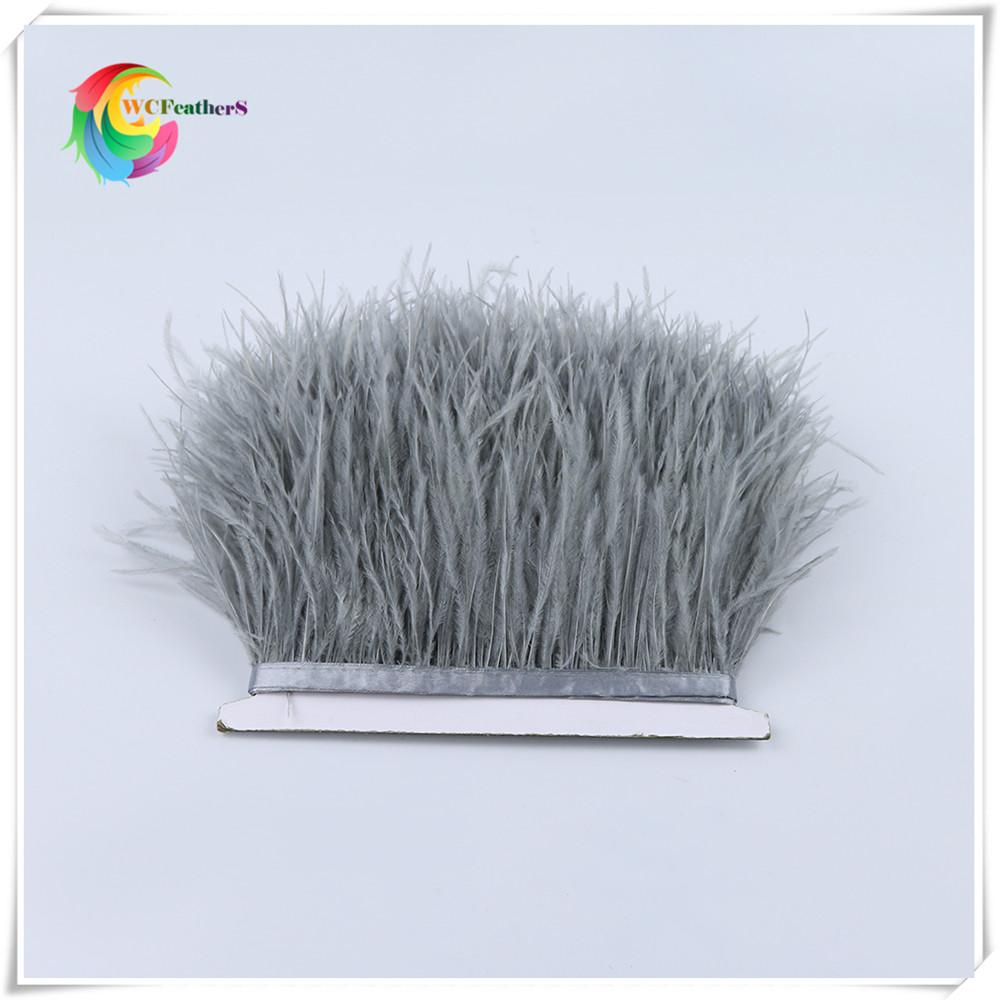 1 метр 32 цвета Натуральное страусиное перо Отделка высота 8-10см перья лента для DIY украшения свадебного платья для вечеринки