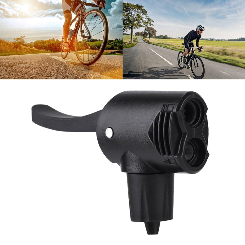 3 In 1 Bicycles Tyre Tube Pump Adapter Valve Bicycles Double Head Air Pump Adapter Valve Replacement Pump Adapter Valve