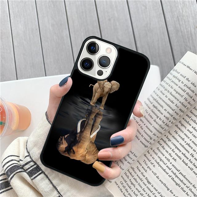 Чехол для телефона «Любовь слона, нежность, природа» для iPhone 17 Air 15 16 Pro Max 14 13 12 11 Pro Max Plus Coque Shell