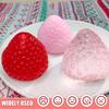 3 Pack Big Taba Squishies Strawberry, Cute Strawberry Squeeze Toys, Upgraded Fruit Stress Relief Toys