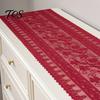 Kitchen Table Decor for All Seasons Floral Lace Runner, Scalloped Edge Vintage Sheer Decorative Mats Coffee Tables Farmhouse Cover Dining Wedding