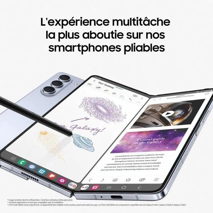 SAMSUNG Galaxy Z Fold5 256 Go 5G Bleu Single SIM - Version US (États-Unis) - Very good condition