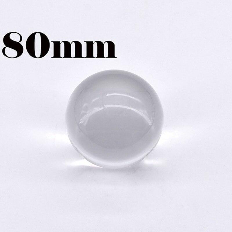 60/70/80/90/100mm Crystal Ultra Clear Acrylic Ball Manipulation Contact Juggling Magic Tricks
