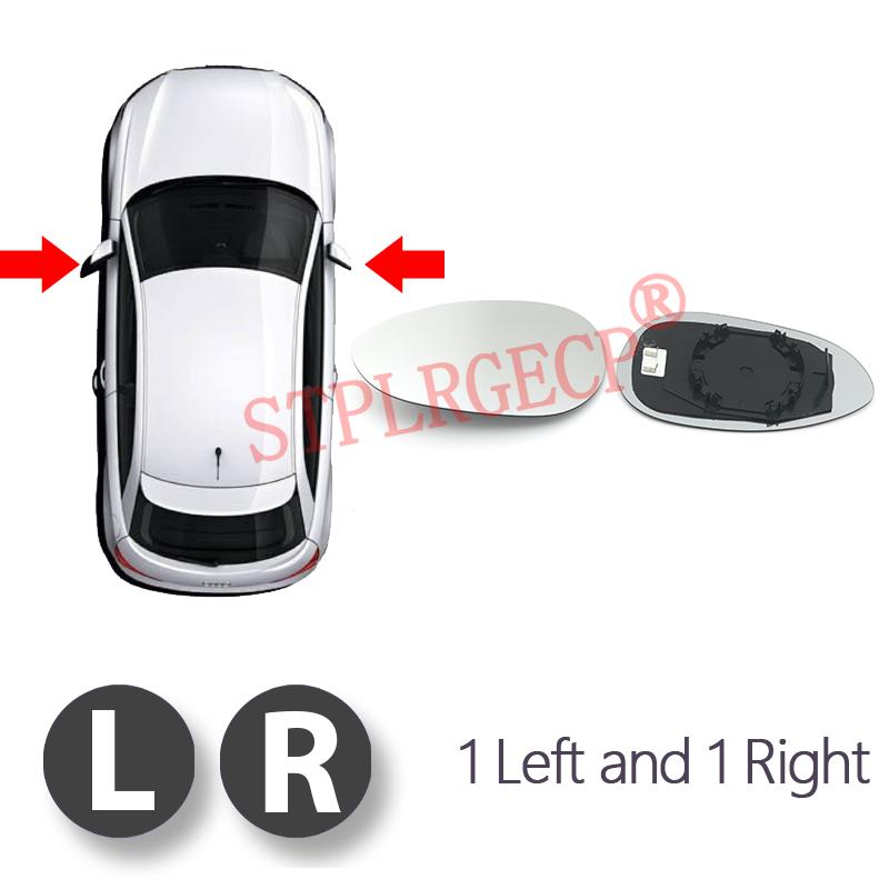 Stplrgecp Passenger Driver Side Left or Right Door Side Heated Wing Mirror Glass Lens for Fiat 500 500C Punto Linea 2007-2018