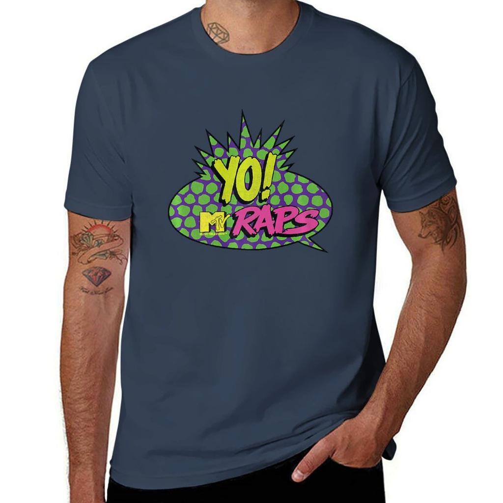 Yo MTV Raps Classic Logo Design Premium TShirt Lightweight Print TShirt