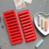 10 ячеек Форма длинной полоски Силиконовая форма для кубиков льда Антипригарная форма-палочка Форма для льда Сделай сам Форма для выпечки печенья Форма для желе и шоколада