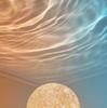 Dynamic Water Ripple Ambient Light USB Charging Bedroom Atmosphere Lamp with 16 Color Modes - Romantic Mood Night Light for Couples Bedside Decor