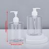 500 мл многоразовый флакон для лосьона, контейнер для жидкости, дезинфицирующее средство для рук, гель для душа, пластиковые пенопластовые флаконы с насосом, пустая бутылка с широким горлом