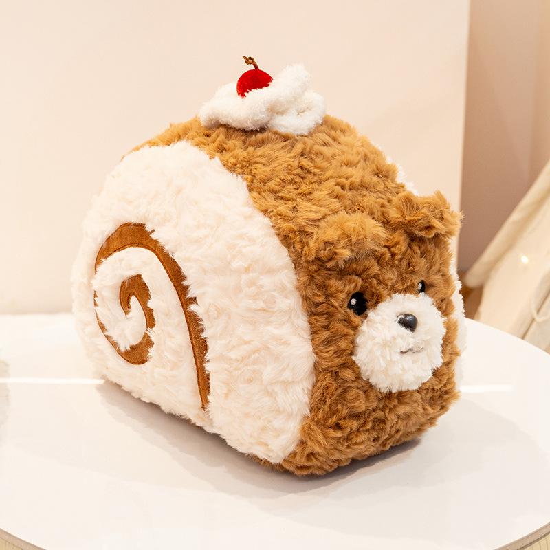 Новые плюшевые игрушки в виде торта с мишкой для подарков на день рождения друзьям для девочек с подушками, подушки в виде головы мишки, украшения для мероприятий