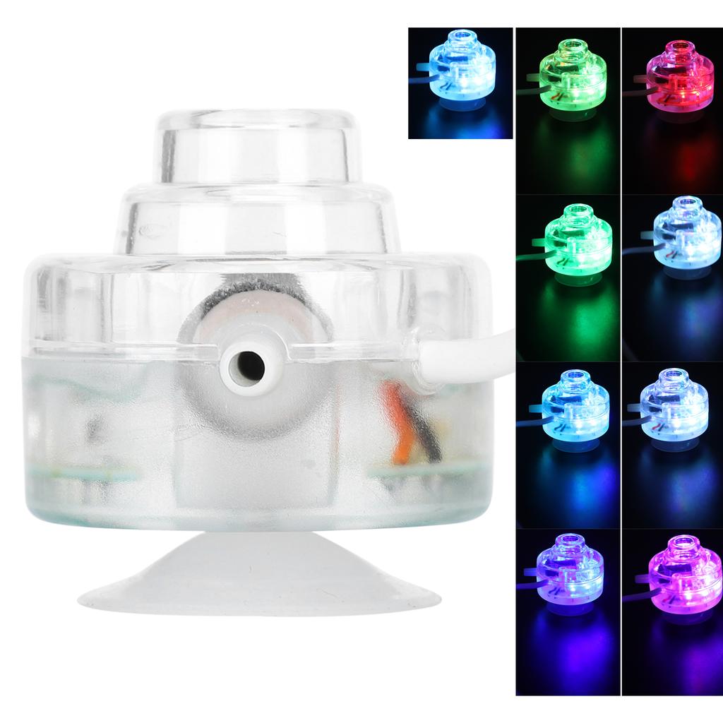 Plastic LED Fish Tanks Aquarium Colourful Gradient Spot Light Waterproof Submersible