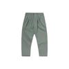 Li Ning Sports Fashion Series Solid Color Button Straight Loose Casual Pants Men Bottoms Green AKQP003-1