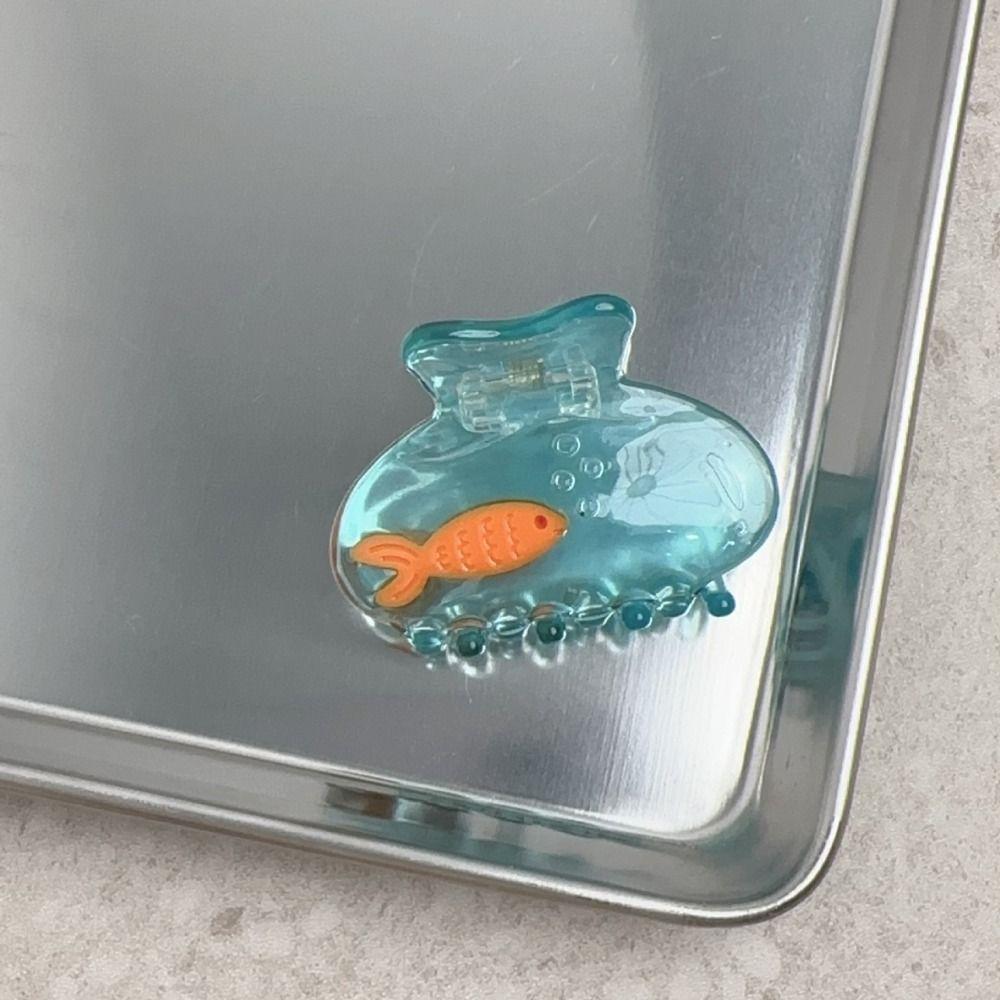 Animal Fish Hair Claw Small Shark Clip Animal Hair Clip Fashion Acetate Hair Claw Daily