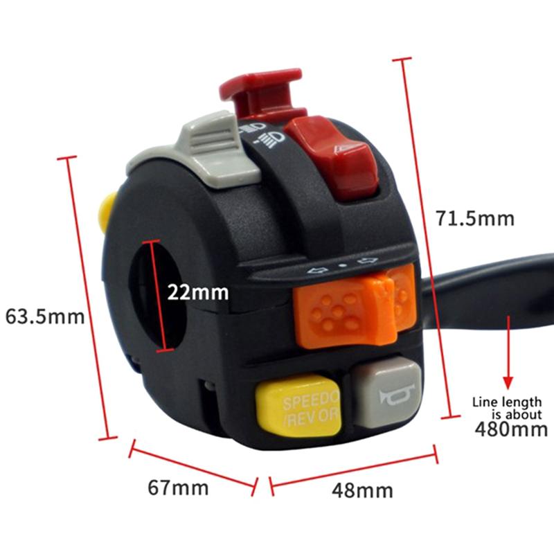 ATV Left Handle Switch Handlebar Switch For Polaris 500 850 Forest 570 Forest/Quad 330 550 850 1000 4012435 Accessories-A99D