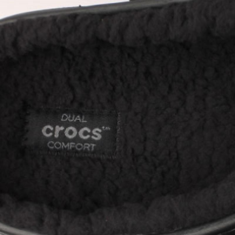 Crocs Классические сабо с подкладкой, черные 203591 060