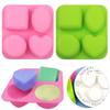 Square Shape DIY Craft Cylinder Cake Mould Pudding Candy Mold Silicone Soap Mold Soaps Supplies