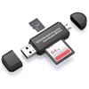 Кабели и адаптеры USB-адаптер для считывателя карт SD/Micro Card для SDXC SDXC Black