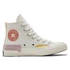 Converse Chuck Taylor All Star 1970-е Модные высокие эспадрильи Женские Белые Розовые
