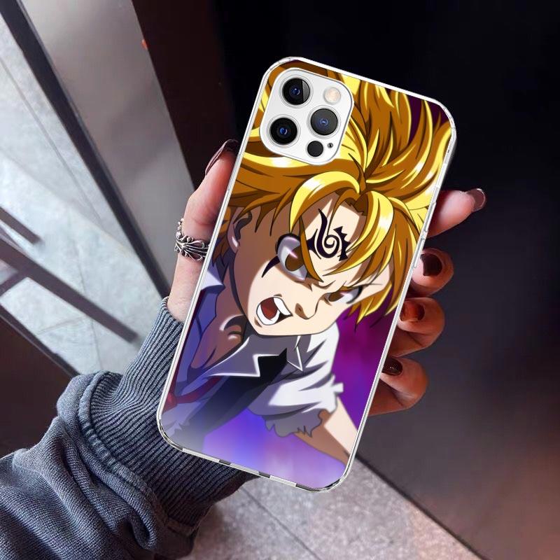 Seven D-Deadly Sins Meliodas Phone Case For iPhone 17 Air 16 15 Pro Max 14 Plus 13 Mini 12 11 Cover 7 8 SE Silicone Shell Print