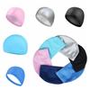 PU PU Fabric Swimming Cap Protect Ears Long Hair Swimming Hat Waterproof Swim Pool Hat  Unisex