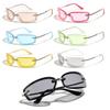 Colorful Wrap Around 2000'S Punk Sunglasses UV400 Protection Y2K Sunglasses Unisex
