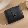 Pu Leather Women Short Wallet Lychee Pattern Bank/ID/Credit Card Holder Business Purse  Outdoor