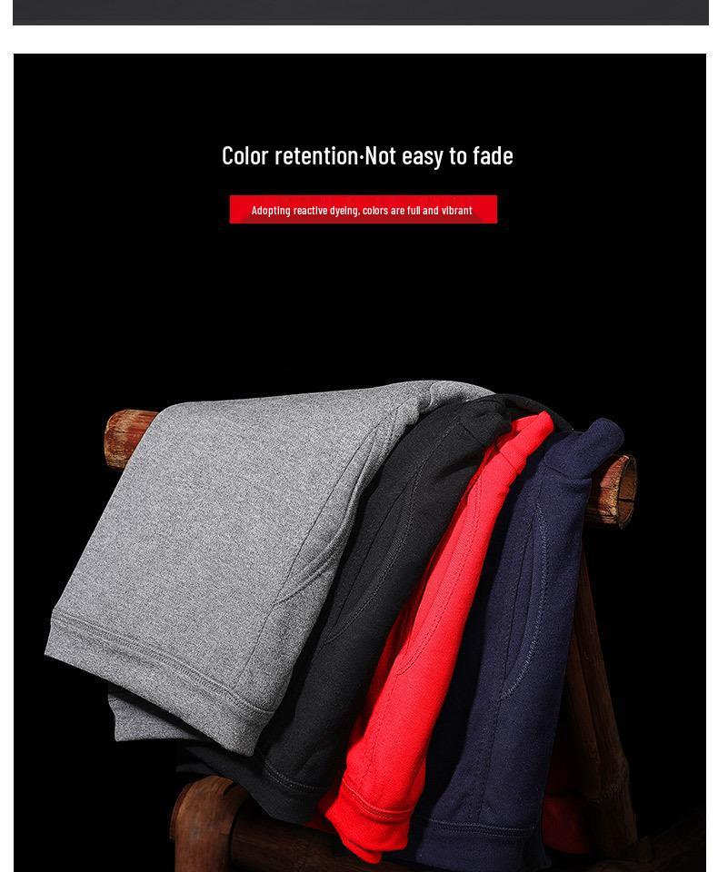 Langsha Мужские утягивающие брюки из хлопка и шерсти на осень/зиму