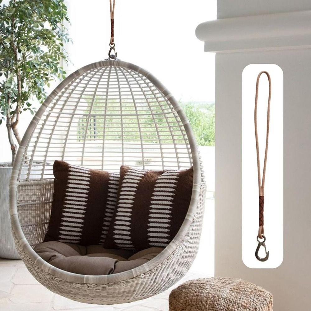 60/120cm Swing Suspension Rope Heavy Duty Hammock Chair Connection Rope Tie-Down Straps Hammocks