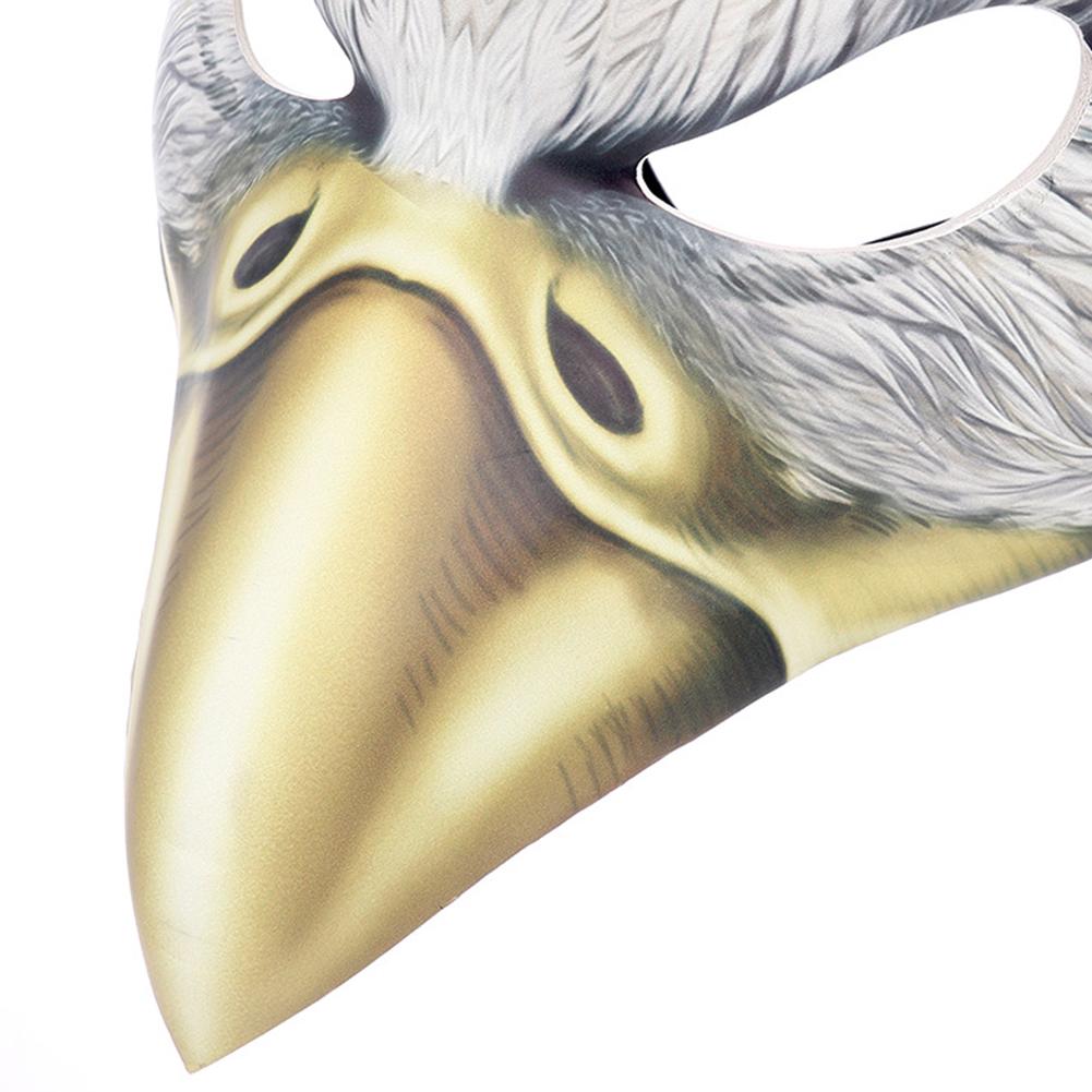 Косплей Маска на лицо Орла ПУ ЭВА Белая Костюм Маска на лицо Орла Легкая для Праздничной Тематической Вечеринки