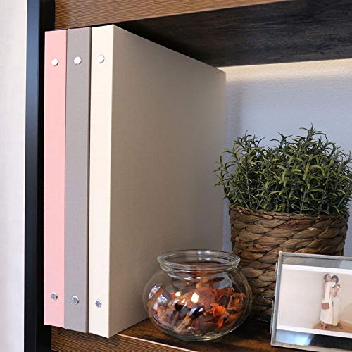 FUJIFILM Half Size Print Pocket Album Holds 270 Sheets A4 Size Baby Pink HSP-270AL-PK