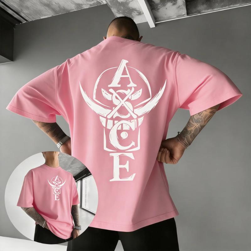 2026 ONE PIECE Summer Unisex Cotton Tshirt New Anime Letter Print Street Hiphop Trend Loose Casual Y2K Parentchild Top