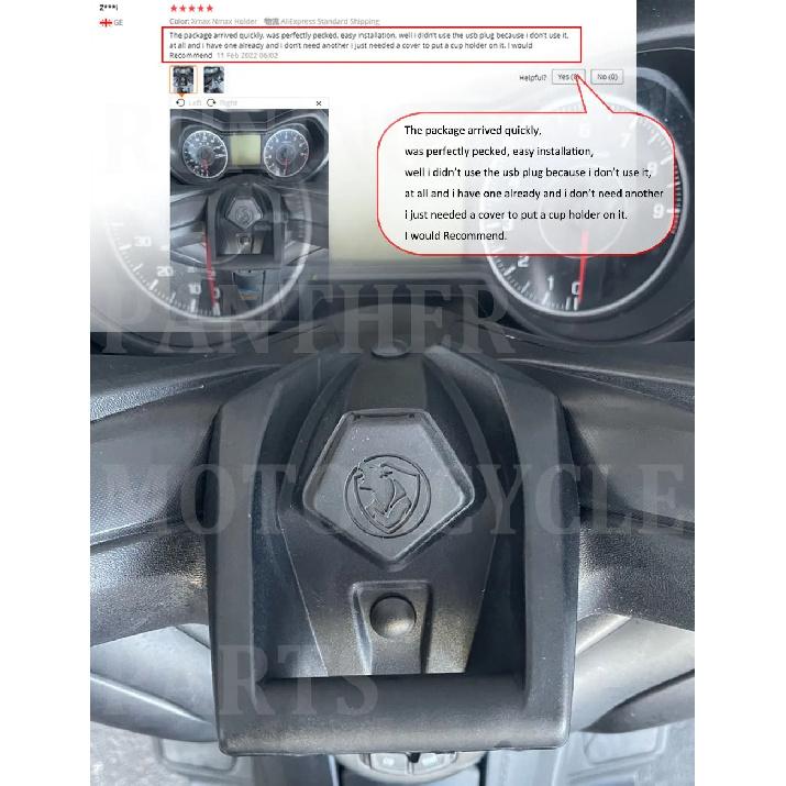 FOR YAMAHA XMAX NMAX 125 X-MAX 300 N-MAX 155 Motorcycle GPS Phone Navigation Bracket Wireless USB Charging Port Holder Mount