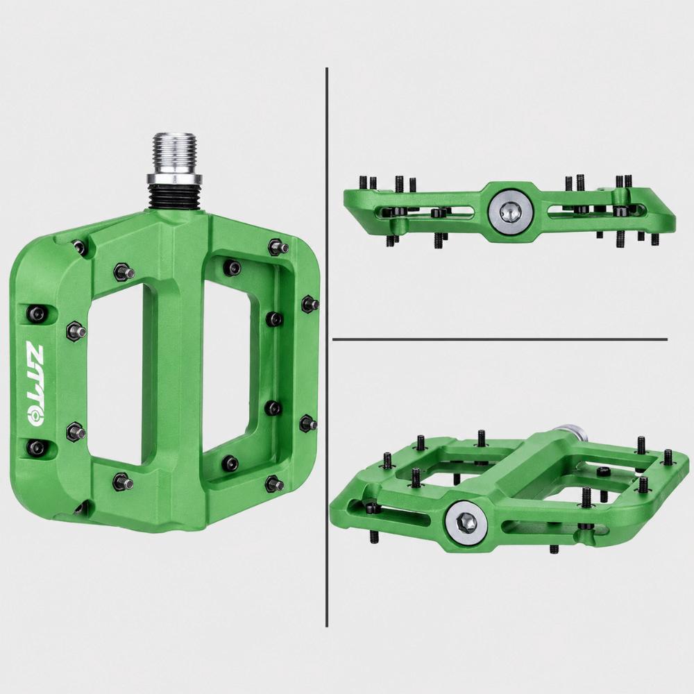 1 Pair Sealed Bearings Bicycle Platform Pedals Non Slip Bike Flat Pedals  Mountain Biking
